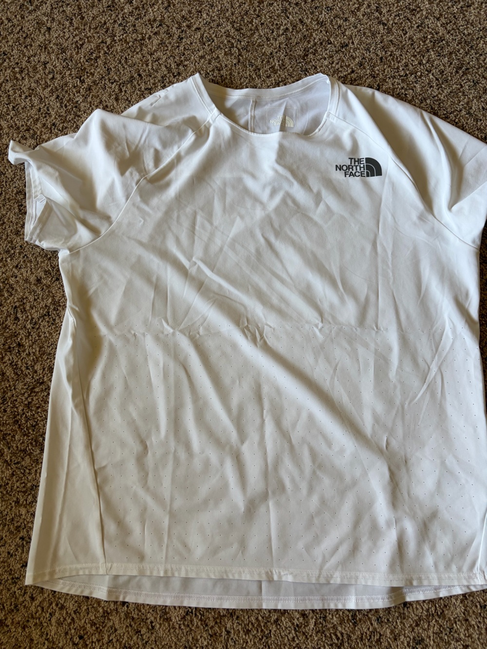 The North Face White Short Sleeve Performance Tee